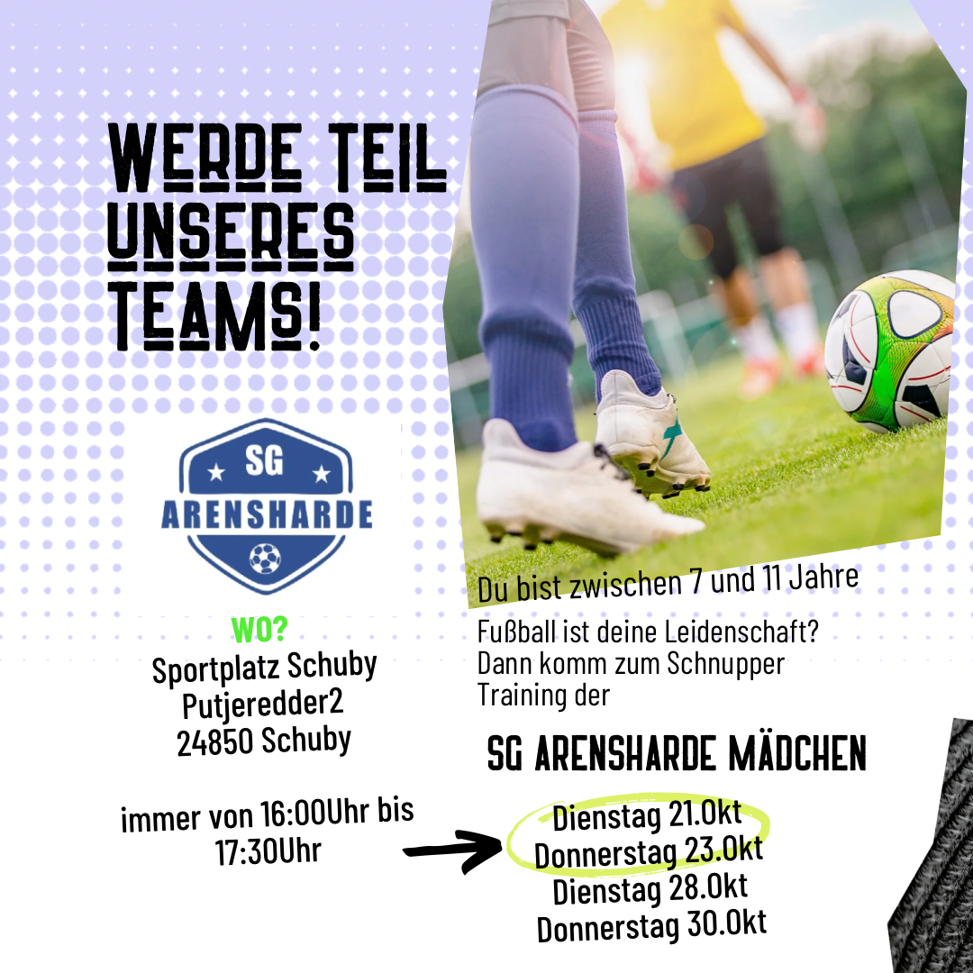 WERDE TEIL UNSERES TEAMS!